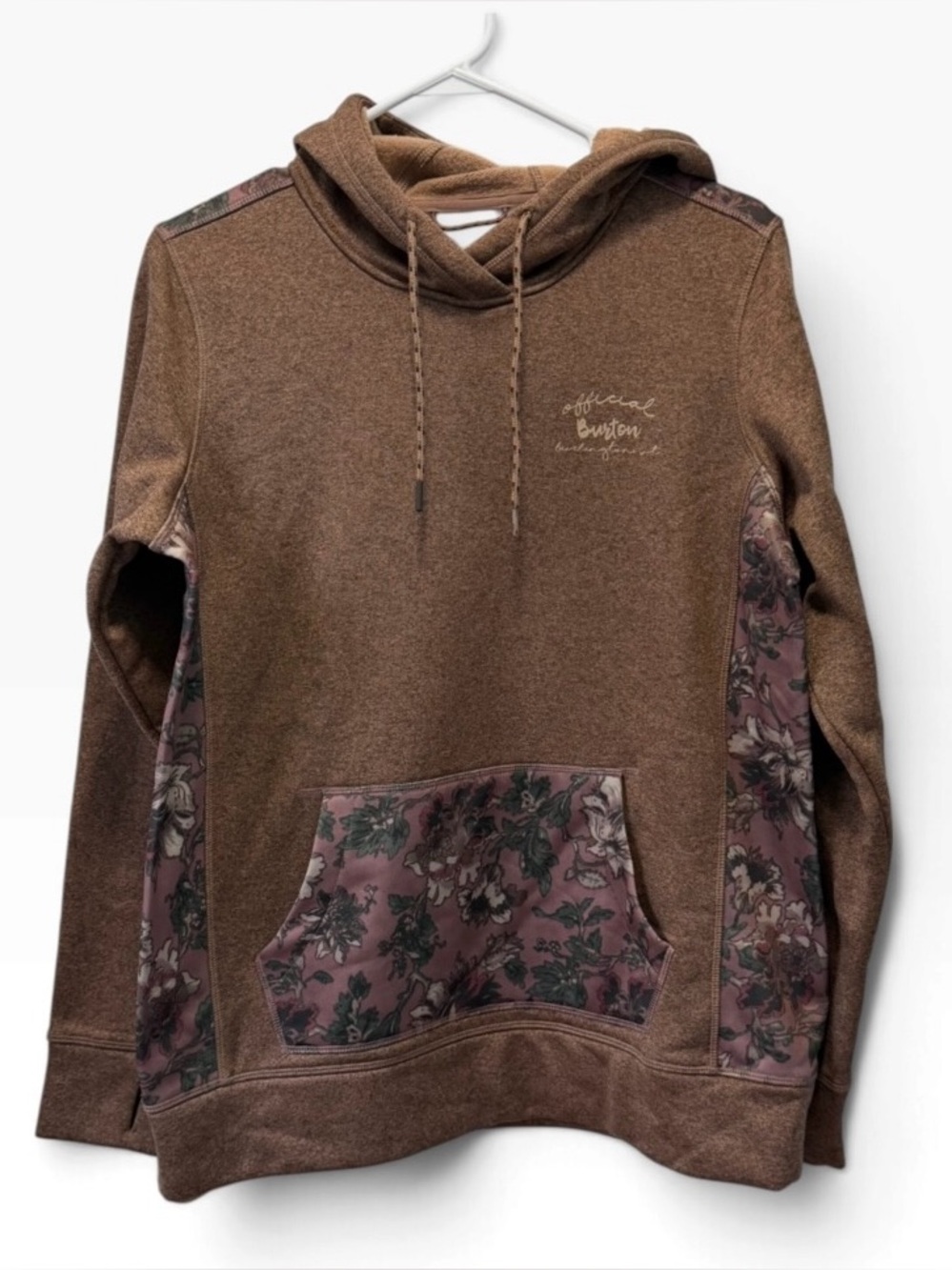 Burton Oak Pullover Hoodie Outdoor Floral Gorpcore Size Large